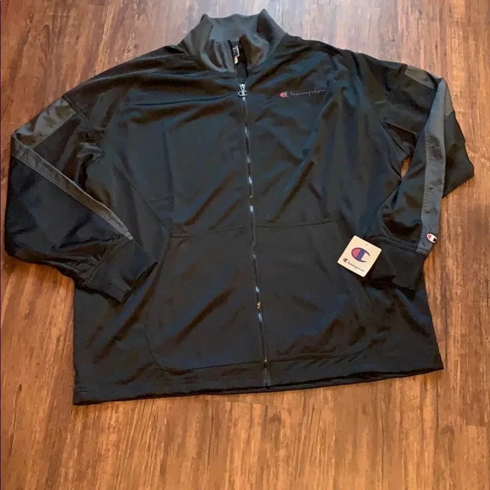 Mens’s Champion Jacket Full Zip Mesh Warm Up Jacket